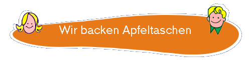 Wir backen Apfeltaschen
